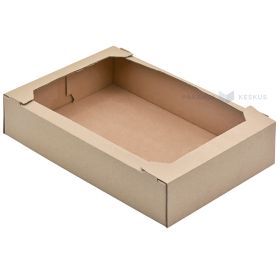 Mini corrugated carton box for biscuits and berries 292x193x60mm