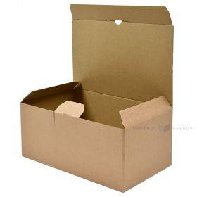 Corrugated carton box with lid 290x190x110mm