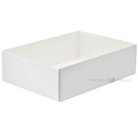 Белое основание для картонной коробки футляр 220x160x65мм