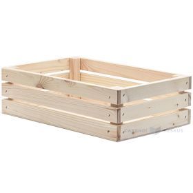Wooden gift box with plywood bottom 350x220x103mm