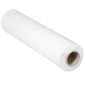 Белая плёнка для ручной упаковки Stretch шириной 50см и толщиной 20мк