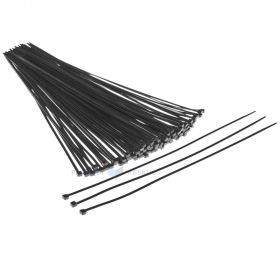 Black cable tie 4,8x370mm, 100pcs/pack