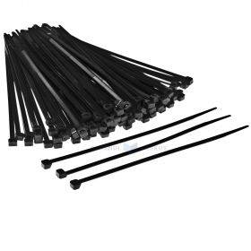 Black cable tie 4,8x200mm, 100pcs/pack