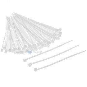 White cable tie 3,6x150mm, 100pcs/pack
