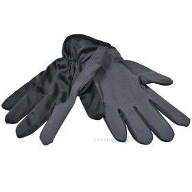 Gray nylon gloves on palm synthetic leather fleece lining nr. 10