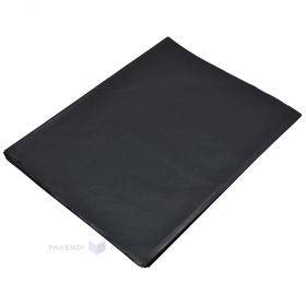 Black silk paper 50x75cm 14g/m2, 24pcs/pack