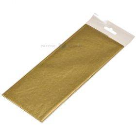 Golden silk paper 50x75cm 14g/m2, 3pcs/pack