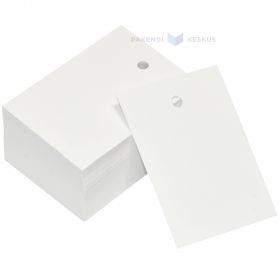 White carton label 70x50mm, 100pcs/pack