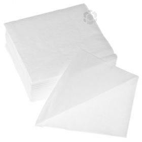 White 1-layered napkin 24x24cm, 400pcs/pack