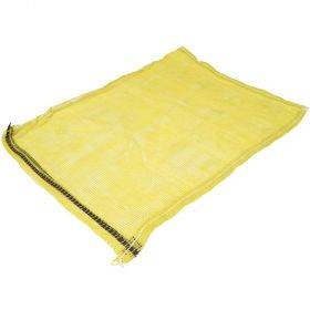 Yellow mesh bag 60x80cm 60L UV protected, 50pcs/pack
