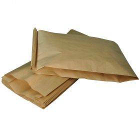 Brown paper bag 23+10x59cm 65g/m2, 25pcs/pack