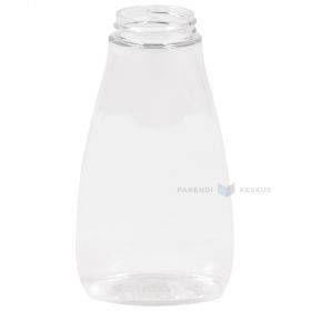 Пластиковая овальная бутылка из ПЭТ объёмом 250мл / 0,25л диаметром 38мм
