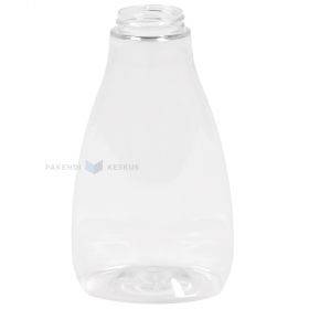 Пластиковая овальная бутылка из ПЭТ объёмом 425мл / 0,425л диаметром 38мм