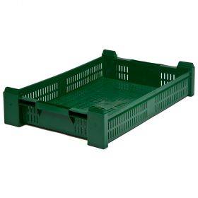 Green plastic crate Mini-Perfo max 19L / 12kg
