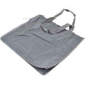 Grey reflective bag 42x8x45cm
