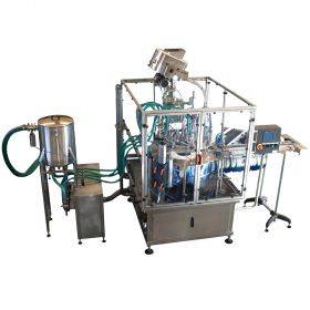 Automatic liquid filling and capping machines