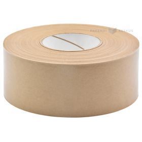 Brown water activating paper packaging tape 70mm wide, 200m/roll