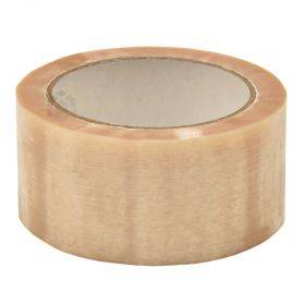 Transparent packaging tape PVC 50mm wide, 66m/roll