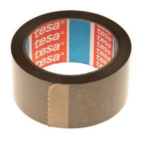 Brown packaging tape Tesa 4280 48mm wide hot-melt, 66m/roll