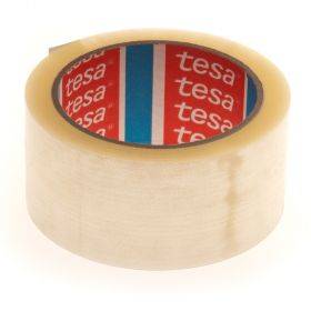 Transparent packaging tape Tesa 4280 48mm wide hot-melt, 66m/roll