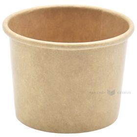 Brown carton degustation cup 50ml diameter 52mm, 50pcs/pack