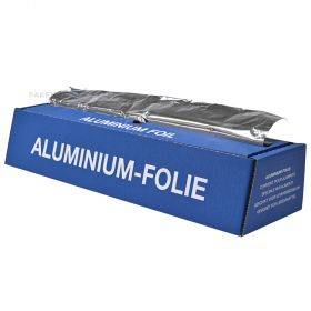 Aluminium foil in box width 45cm thickness 14mic, 100m/roll