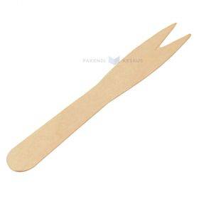 Wooden degustation fork height 8,5cm, 500pcs/pack