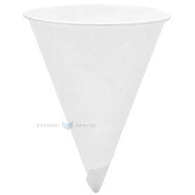 White paper cone 118ml, 200pcs/pack