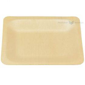 Wooden plate-tray 12x9,5cm, 10pcs/pack