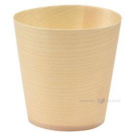 Wooden cup 120ml, 25pcs/pack