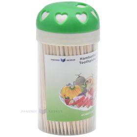 Bamboo toothpick 6,5cm, 200pcs/container