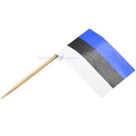 Bamboo degustation stick 6,5cm blue-black-white, 100pcs/pack