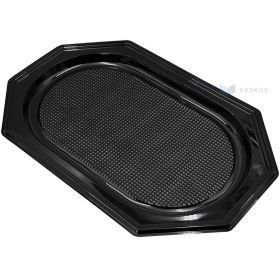 Black tray without lid 540mm, 10pcs/pack