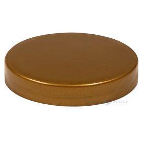 Matte golden lid for plastic jar diameter 70mm