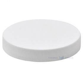 Matte white lid for plastic jar diameter 82mm