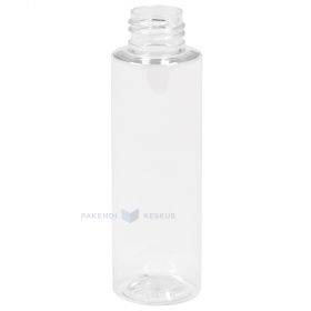Plastikust pudel "Cylindrical" PET 100ml diameetriga 24mm