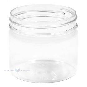 Plastic jar "Round" PET 400ml diameter 82mm