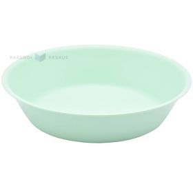 Reusable light green plastic soup bowl 17,8cm PP 125x machine washable