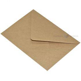 Коричневый почтовый конверт 17,6х12,5см, в упаковке 50шт