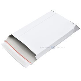 White carton envelope with gray inside 17,5x25cm A5