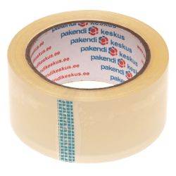 Transparent packaging tape Low Noise 48mm wide acrylic, 66m/roll