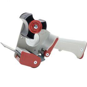 Packaging tape dispenser with blade cover for max 50mm wide tape