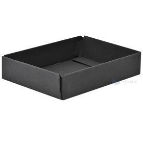 Чёрное основание для картонной коробки футляр 110x80x25мм