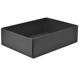 Чёрное основание для картонной коробки футляр 220x160x65мм