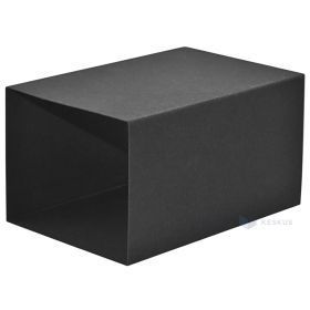 Чёрная крышка для картонной коробки футляр 110x80x65мм