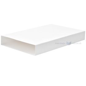 Белая крышка для картонной коробки футляр 196x126x26мм