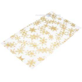 Golden flakes print gift bag 20x35cm, 50pcs/pack