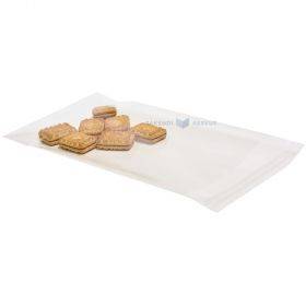 Transparent polypropylene bag with adhesive strip 12x25+4cm, 100pcs/pack