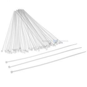White cable tie 4,8x370mm, 100pcs/pack