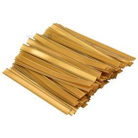 Golden tie ''Clipband'' lenght 100mm, 100pcs/pack